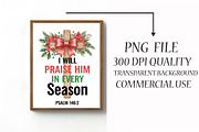 I Will Praise Him, Christmas Cross P, an Illustration by Libby Wishes (Thumbnail 4 of 6)