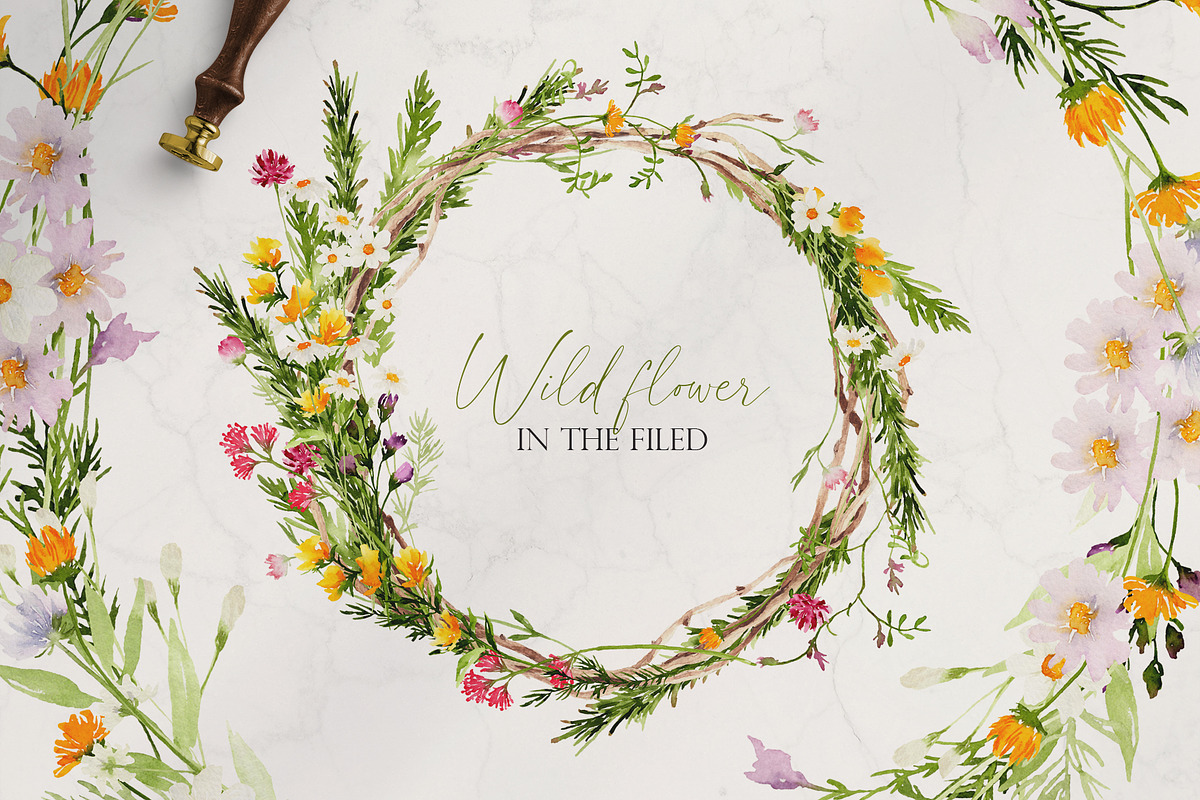 Watercolor flower -Wild flower, an Illustration by Beigetime (Photo 8 of 9)
