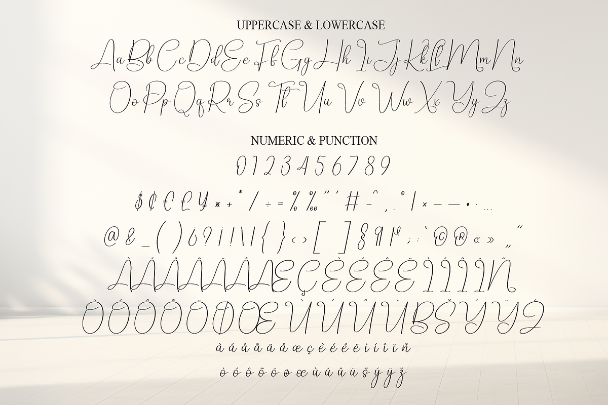 Fallen Angel | Script Font, a Handwritten Font by Scratchones (Photo 7 of 9)