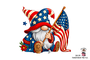 4th of July Gnome Clipart Png Bundle, an Illustration by Clipart Bloom (Thumbnail 9 of 11)