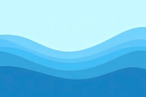 Professional Soft Blue Wave Gradient
