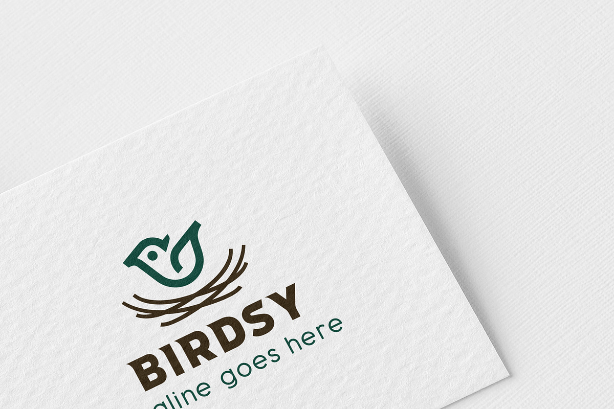 Bird Nest Nature Vector Logo, a Branding & Logo Template by GladicMonster (Photo 4 of 14)