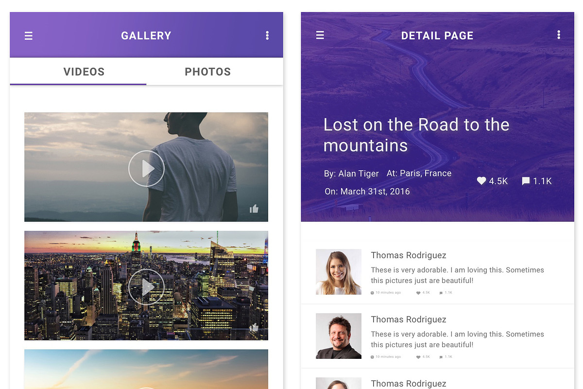 Zoomie - Social Media Figma App, an UI Kit Template by themelove (Photo 5 of 9)