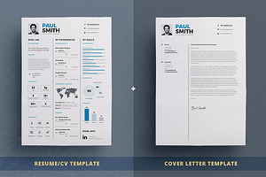 Infographic Resume/Cv Template Vol.7