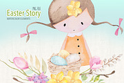 Easter Story - art clipart, an Illustration by helloPAPER (Thumbnail 2 of 4)