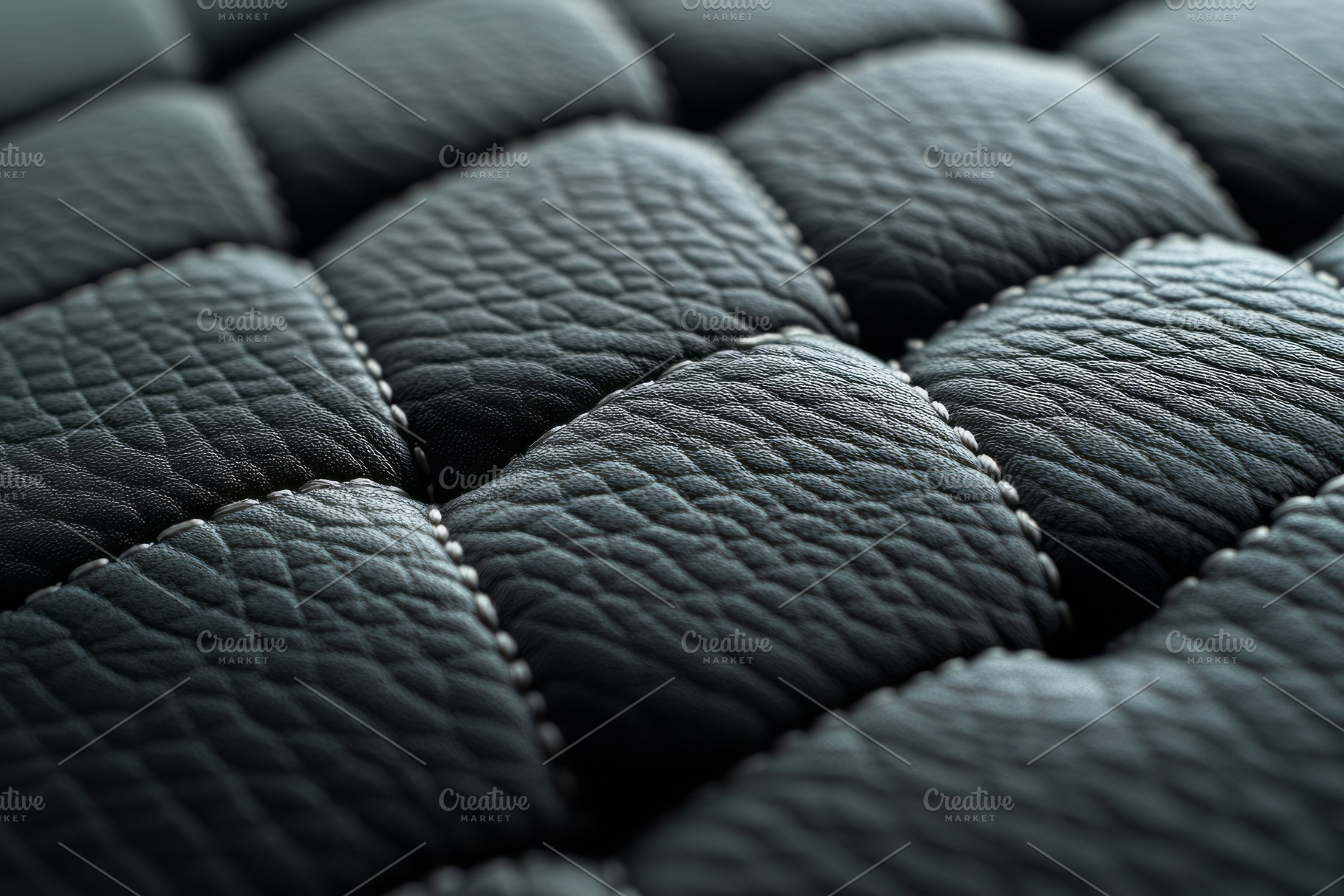 Close-up of textured black leather with intricate woven patterns and subtle sti, a Background Photo by ImageMir