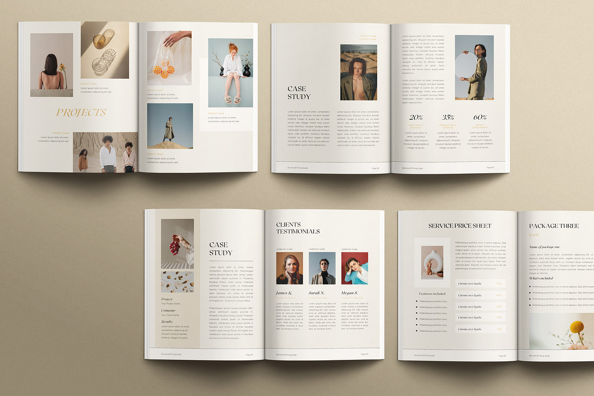 Client Service Experience Templates, a Magazine Template by Sierra Creative Studio (Photo 6 of 17)