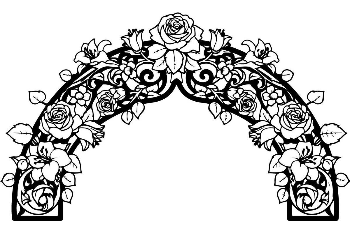 Islamic Arch Ornament Set, an Object Graphic by Designer_Momina (Photo 10 of 18)