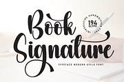 Book Signature | Script Font, a Handwritten Font by Scratchones (Thumbnail 1 of 9)