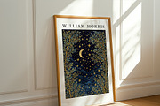 William Morris Night Wall Art, a Decorative Illustration by elfy creative (Thumbnail 4 of 6)