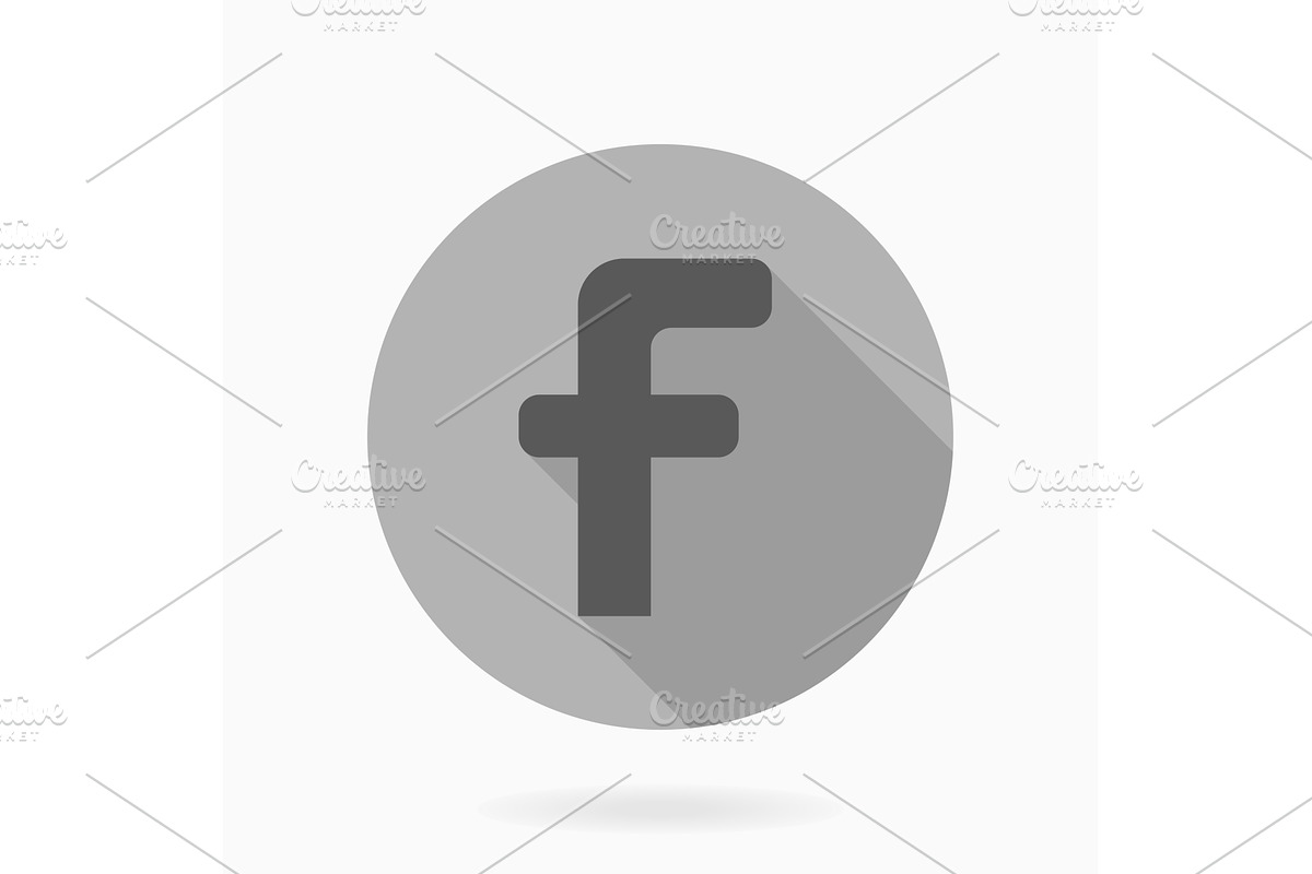 Modern Vector Flat Icon With Letter, an Outline Icon by FineArtStudio (Photo 1 of 3)