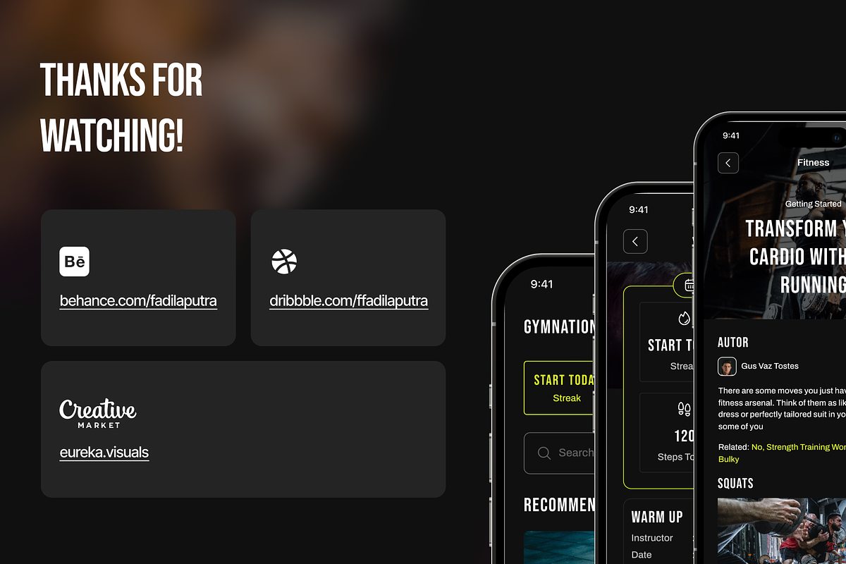 Gymnation - Gym App UI Kit, an App Template by Eureka Supply (Photo 7 of 7)
