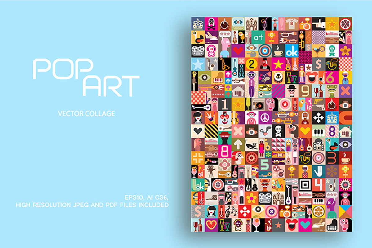 Art Collage vector design, an Object Illustration by danjazzia (Photo 1 of 2)