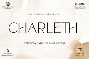 Charleth Angular Modern Sans Display