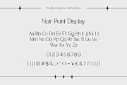 Noir Point – Luxury Serif Typeface, a Serif Font by Vadovastd (Thumbnail 7 of 7)