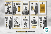 Basketball Social Media Template, a Social Media Template by Geelator Studio (Thumbnail 3 of 5)
