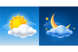 Day And Night, an Illustration by Vector beauty