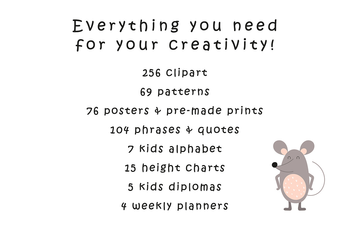 Big Kids Bundle Graphic & Patterns, an Animal Illustration by Nursery Art (Photo 14 of 15)