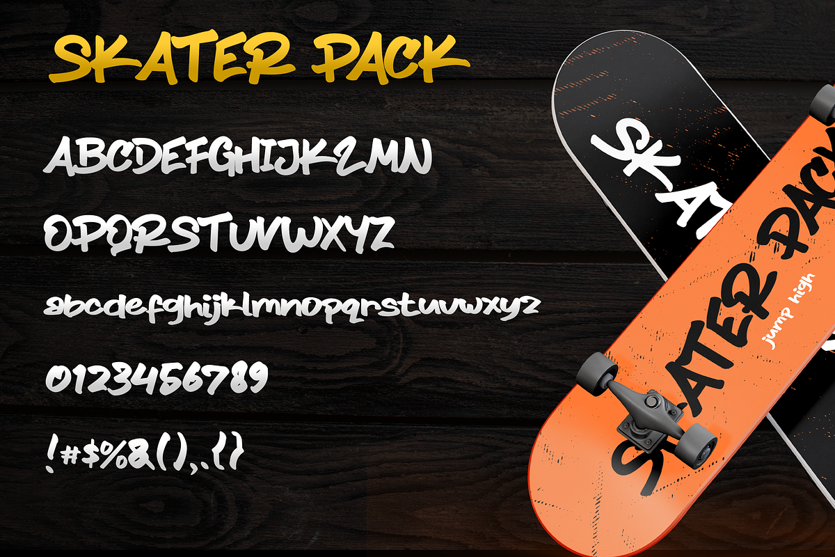 Skater Pack | Graffiti Font, a Script Font by Tigadestd Type (Photo 4 of 6)