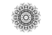 Ornamental Black White Mandala Pack, a Decorative Illustration by NJ Himel (Thumbnail 98 of 103)