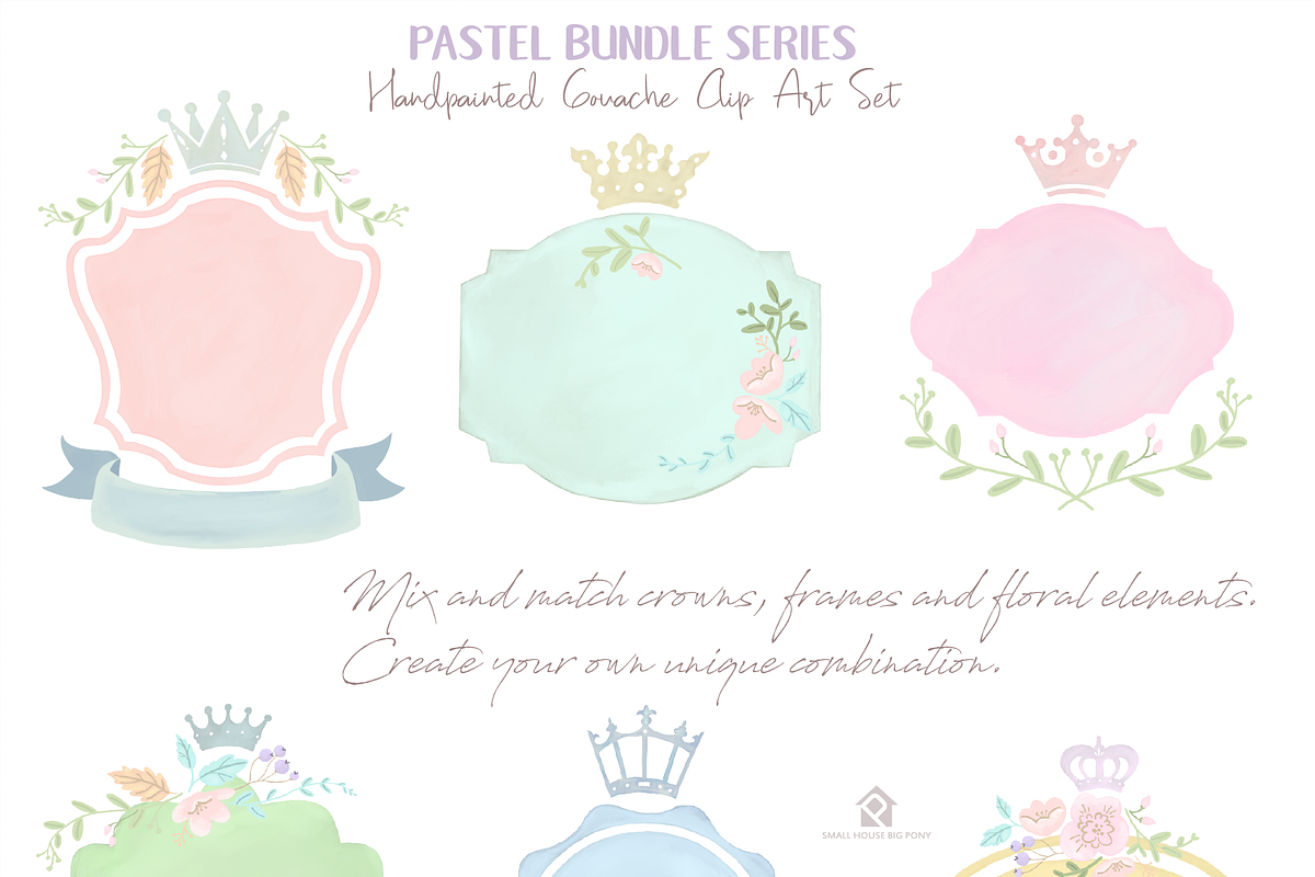 All New!! Mega Pastel Bundle Series, a Graphic by SmallHouseBigPony (Photo 5 of 18)