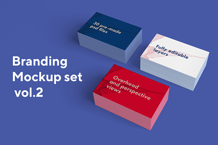 Branding Mock-Up Set, a Pens & Pencil Mockup by GraphicWave