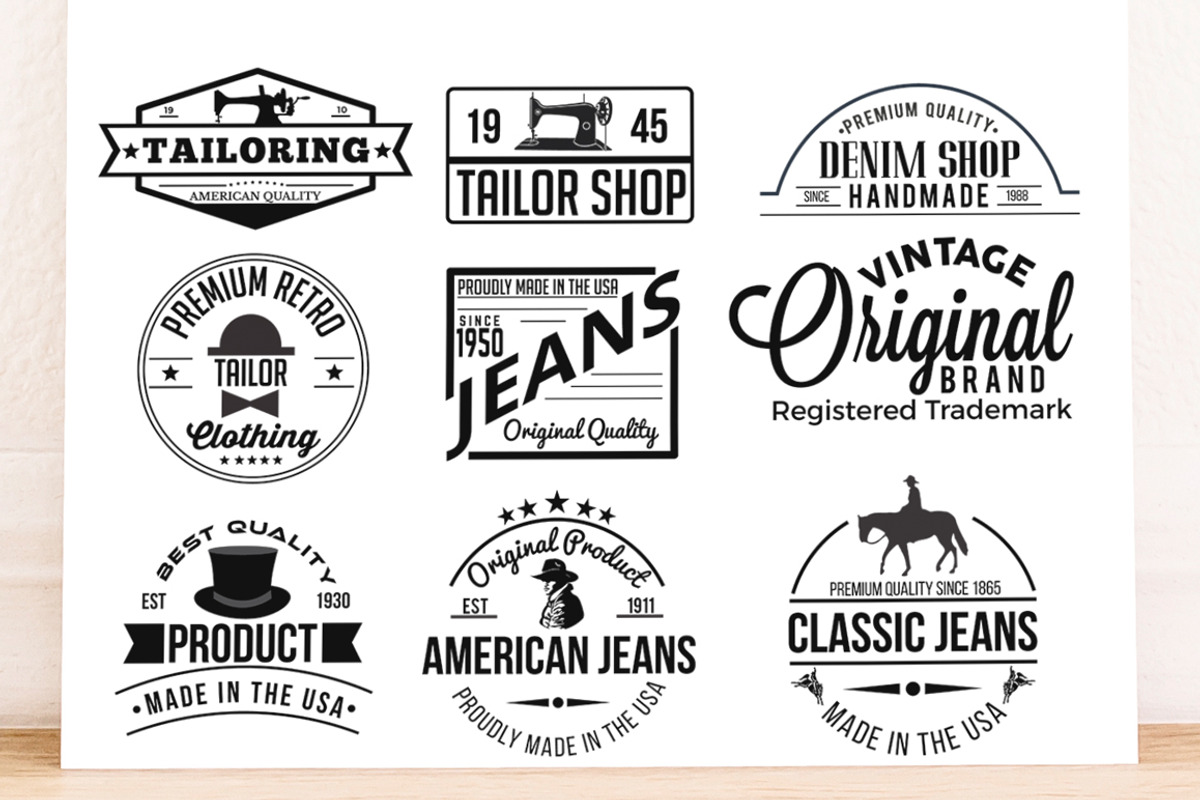 9 Retro Labels, a Branding & Logo Template by Arys Design (Photo 1 of 4)