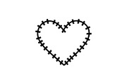 Stitched Heart Silhouette Vector Bun, an Illustration by Designs_River (Thumbnail 37 of 41)