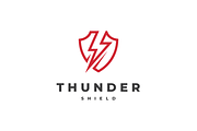 Thunder Shield Logo Design, a Branding & Logo Template by yopie (Thumbnail 1 of 3)