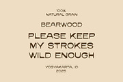 SFC Bearwood, a Sans Serif Font by Skilline Supply Co. (Thumbnail 6 of 8)