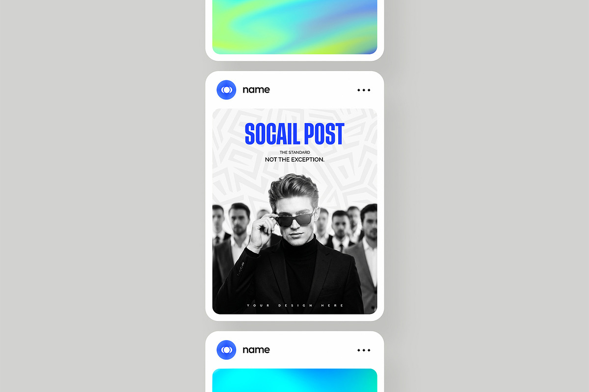 Social Media Post Mockup Bundle, an Advertising Mockup by graphypix (Photo 11 of 13)