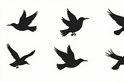 Flying Bird Silhouette Bundle, an Illustration by jahid234 (Thumbnail 7 of 10)