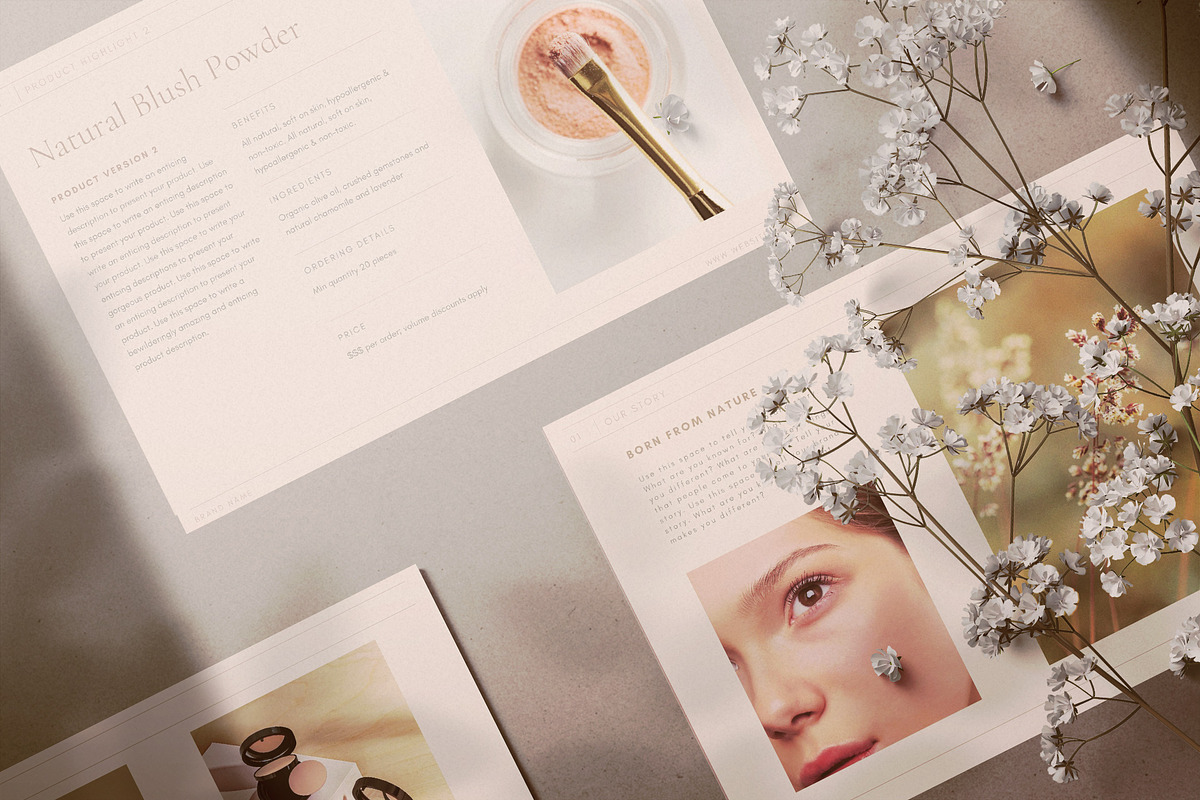 Naturae Minimal Catalog Template, a Presentation Template by Creative Day (Photo 2 of 5)
