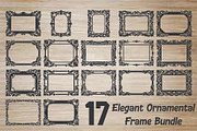 Elegant Ornamental Frame Bundle, an Object Graphic by hafijul (Thumbnail 1 of 6)