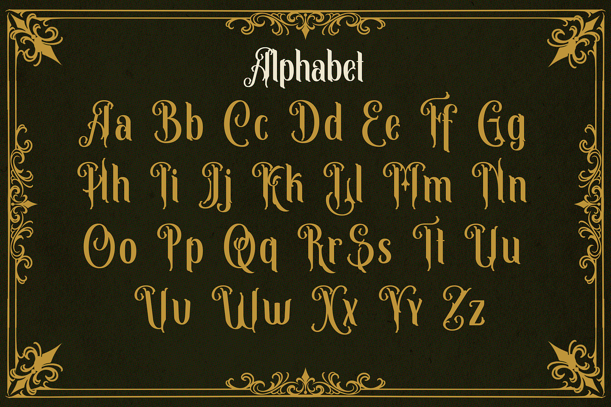 Cupsky, a Blackletter Font by dansdesign (Photo 2 of 6)