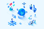 Isometric Web Illustrations, a Templates & Theme by alexdndz (Thumbnail 27 of 31)