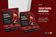 Hyfort Studio - Event Invitation, an Invitation Template by Esensifiksi.studio (Thumbnail 1 of 3)