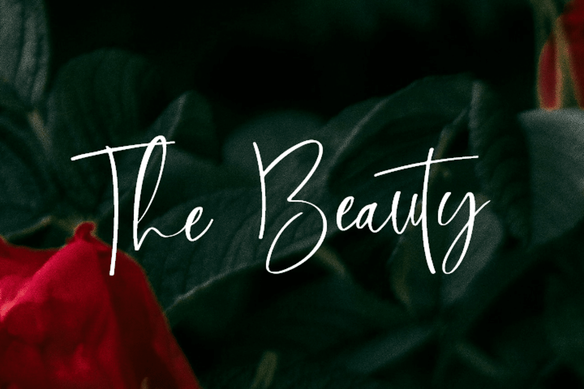 Cinthia Bloom: Elegant Font, a Handwritten Font by Jogiia Digital (Photo 5 of 5)