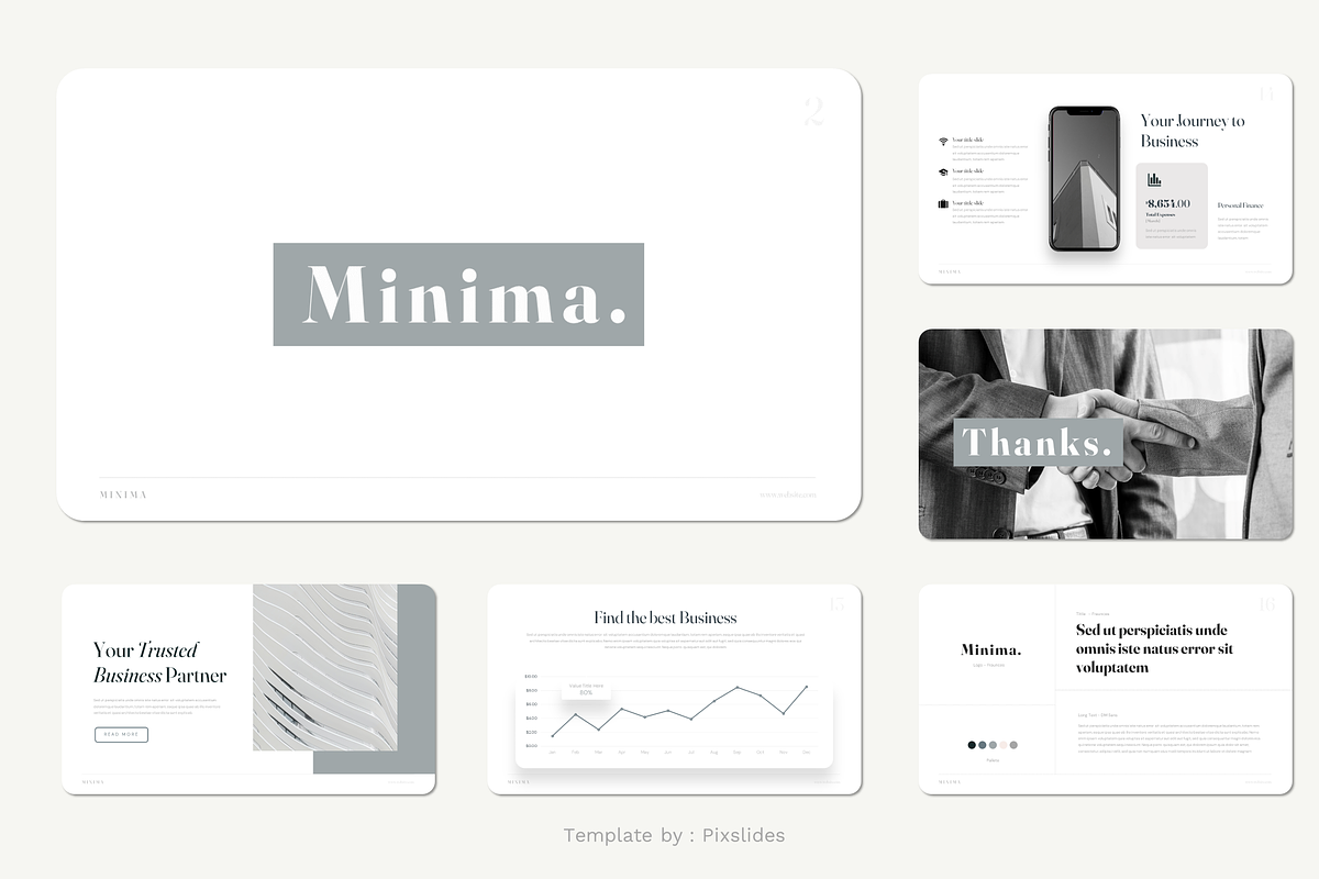 Minima - Minimal Keynote, a Presentation Template by Pixslides (Photo 6 of 6)