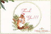 Merry Christmas Watercolor Set, an Illustration by TanataDesign (Thumbnail 10 of 10)