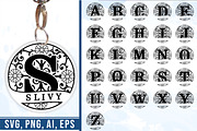 Split Monogram Letter SVG Bundle, an Object Graphic by D2PUTRI (Thumbnail 4 of 19)