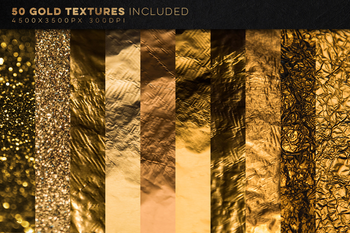 350 Gold & Metallic Textures, a Texture Graphic by Graphicdome (Photo 5 of 46)