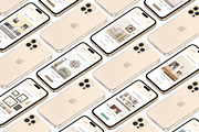 3D iPhone Presentation Mock-Up 20, an iPhone Mockup by Graphicsworld125 (Thumbnail 1 of 7)