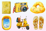 Cute Yellow Travel PNG, a Graphic by CitraGraphics (Thumbnail 3 of 4)
