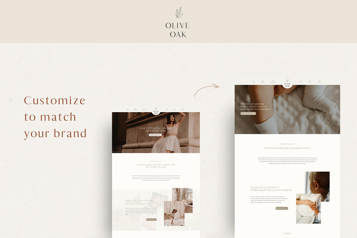 Elegant Showit Website Template, a Websites & App Template by Wonderlik Webdesign (Photo 3 of 4)