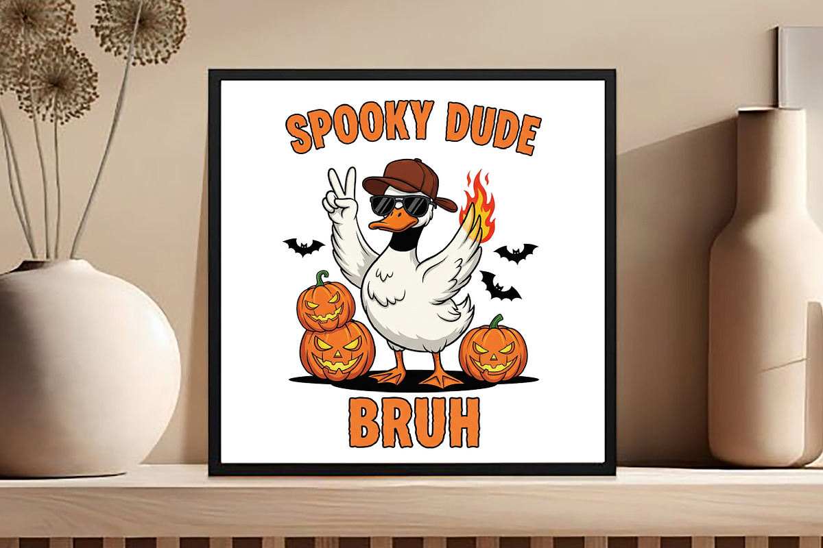 Retro Halloween Bundle PNG, Ghost, an Illustration by Black Bird Studio (Photo 4 of 4)