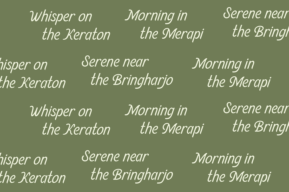 SFC Country Fairway, a Script Font by Skilline Supply Co. (Photo 8 of 11)