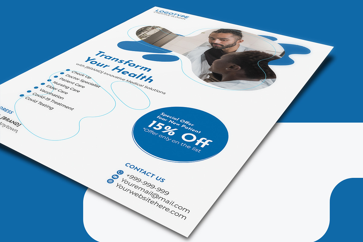 Health Clinic - Flyer, a Design Template by VUNIRA (Photo 2 of 3)
