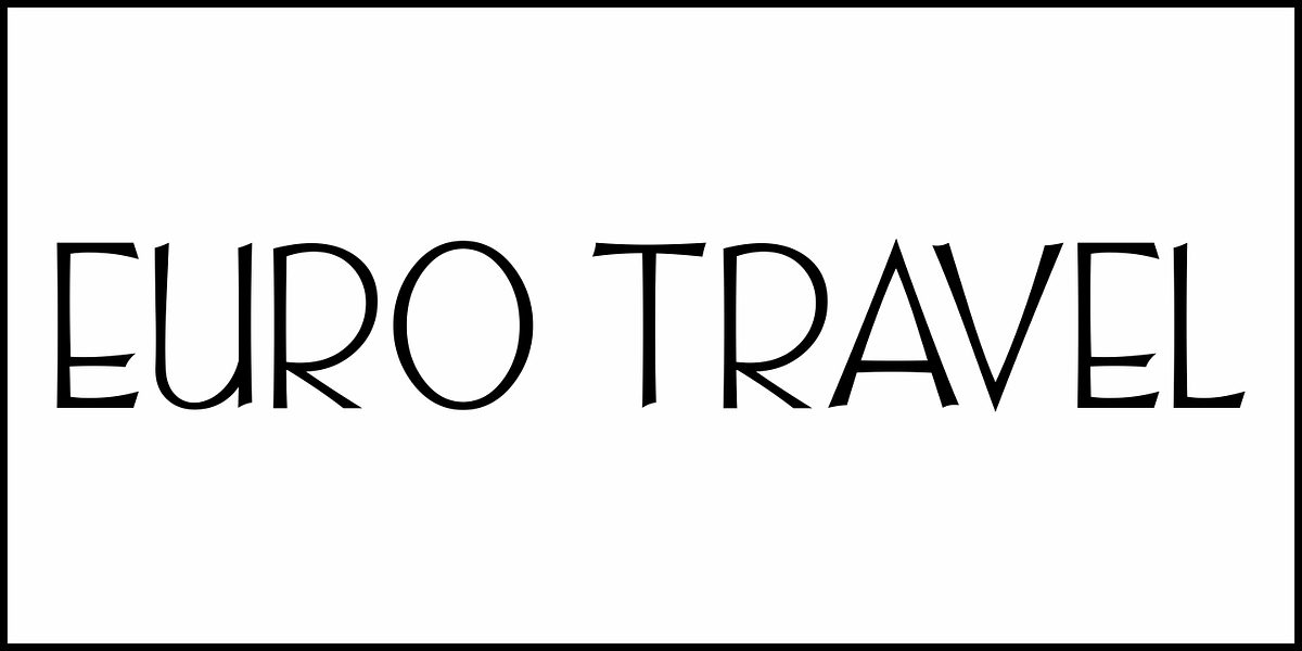 Euro Travel JNL, a Sans Serif Font by Jeff Levine Fonts (Photo 2 of 5)