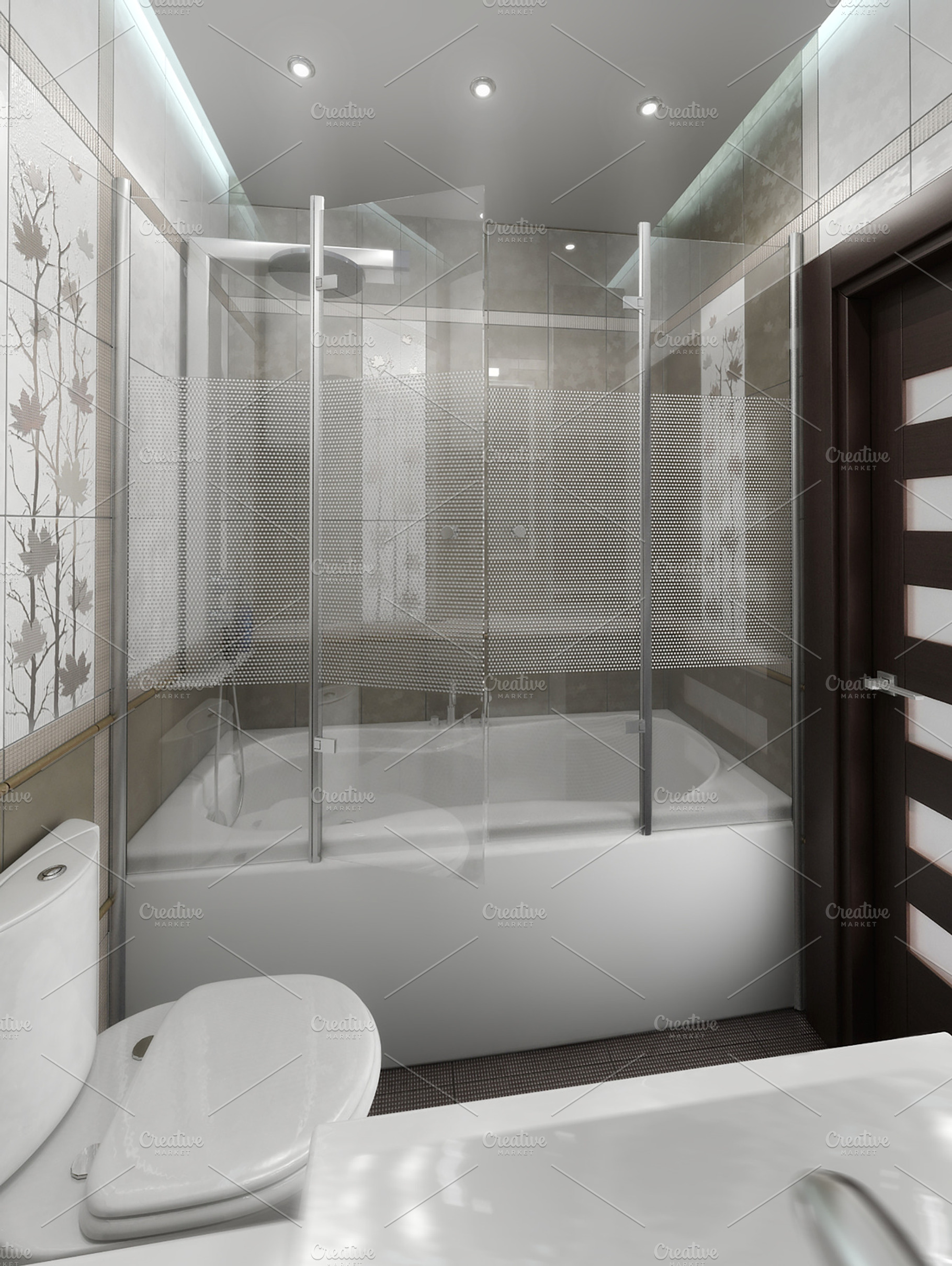 Bathroom minimalist style featuring interior, design, and bathroom, an Architecture Photo by ThreeDiCube